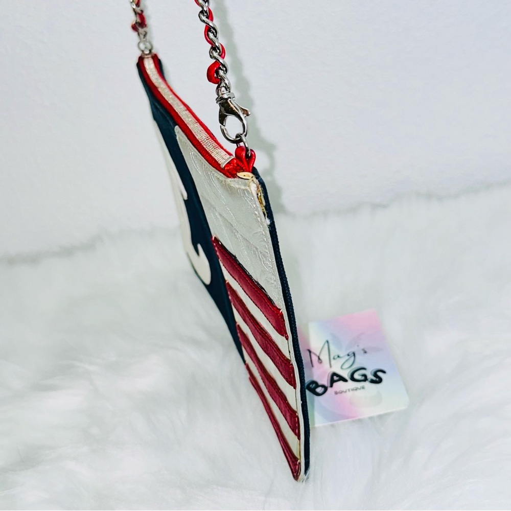 🇺🇸 Chanel: USA Flag American Denim Pochette Pouch Clutch Shoulder Bag (RARE) - Picture 8 of 16